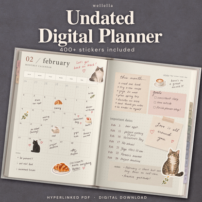 Undated Digital Bullet Journal