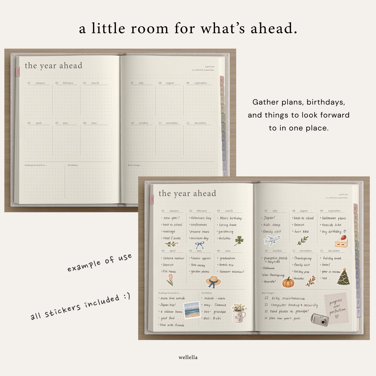 Undated Digital Bullet Journal