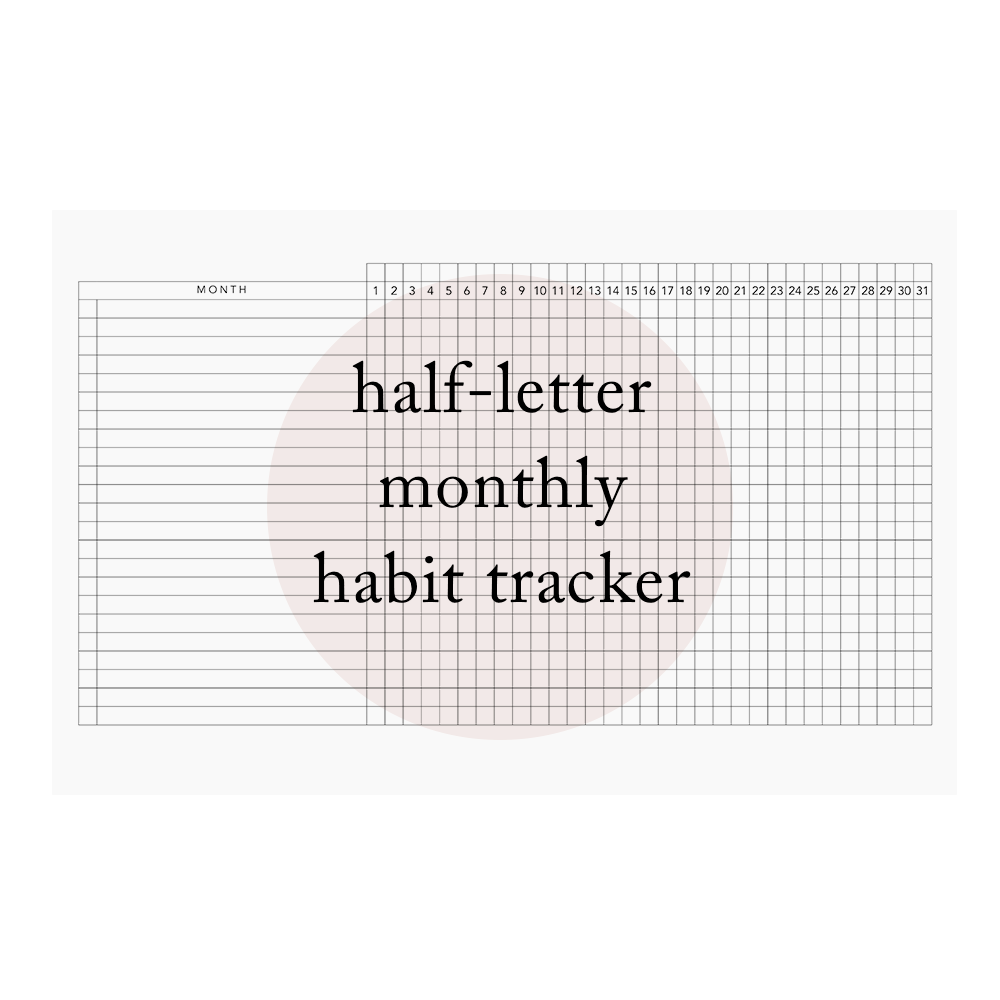 Free Habit Tracker Printables