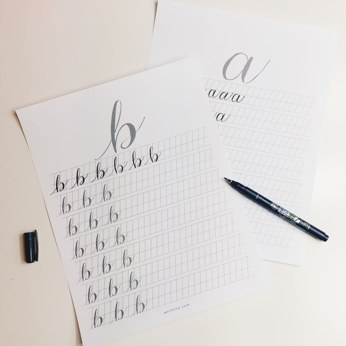 Hand Lettering Practice Sheets
