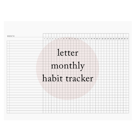 Free Habit Tracker Printables