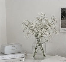 Flowers and books in soft daylight