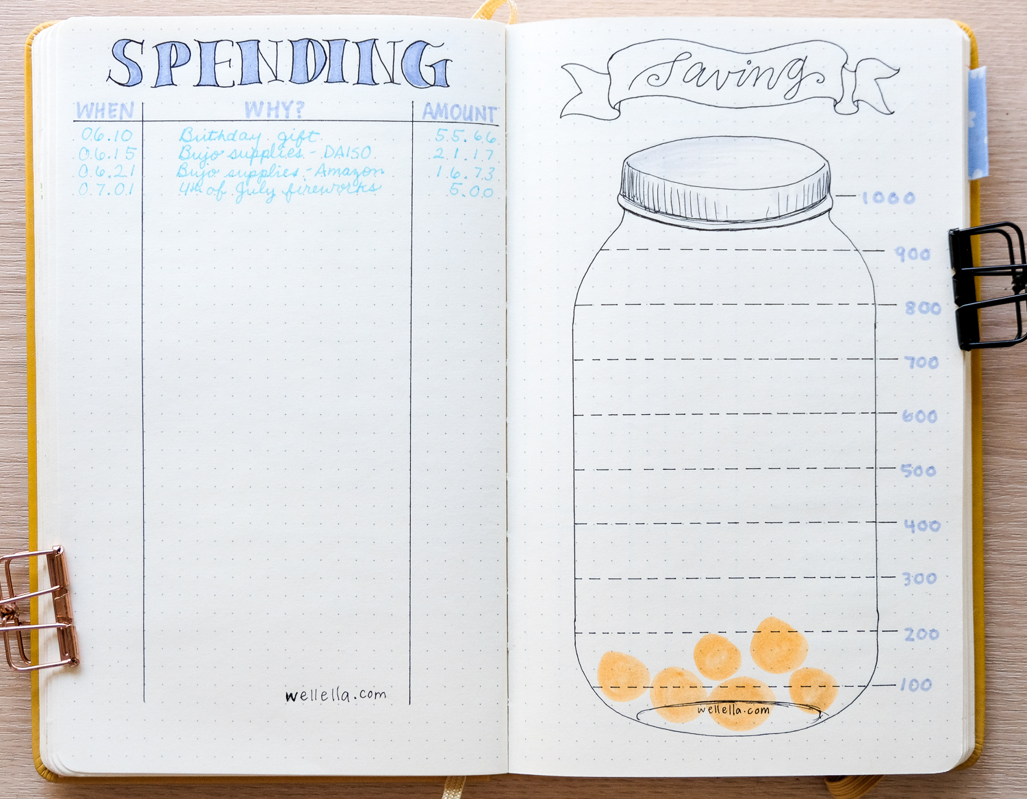 Bullet journal money trackers are a cool and fun way to track your spending, saving, bills, and all your finances. Here are some ways you can keep track of money in your bullet journal.