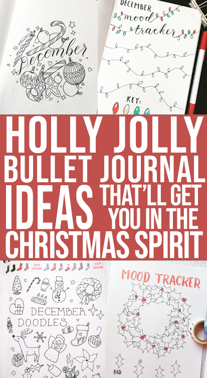 christmas bullet journal