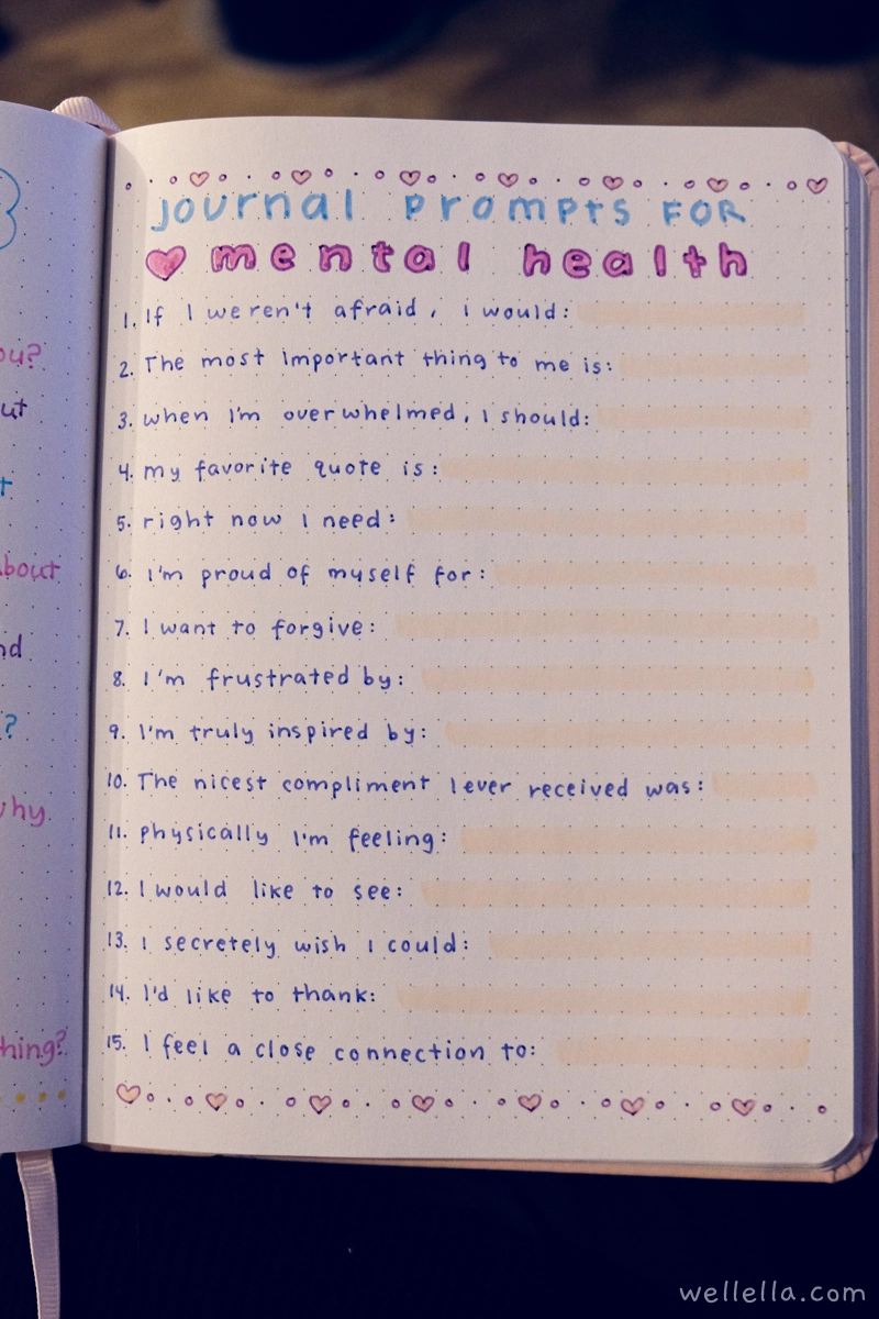 Let It Go Journal  Mental Health Journal – I'm proud of you